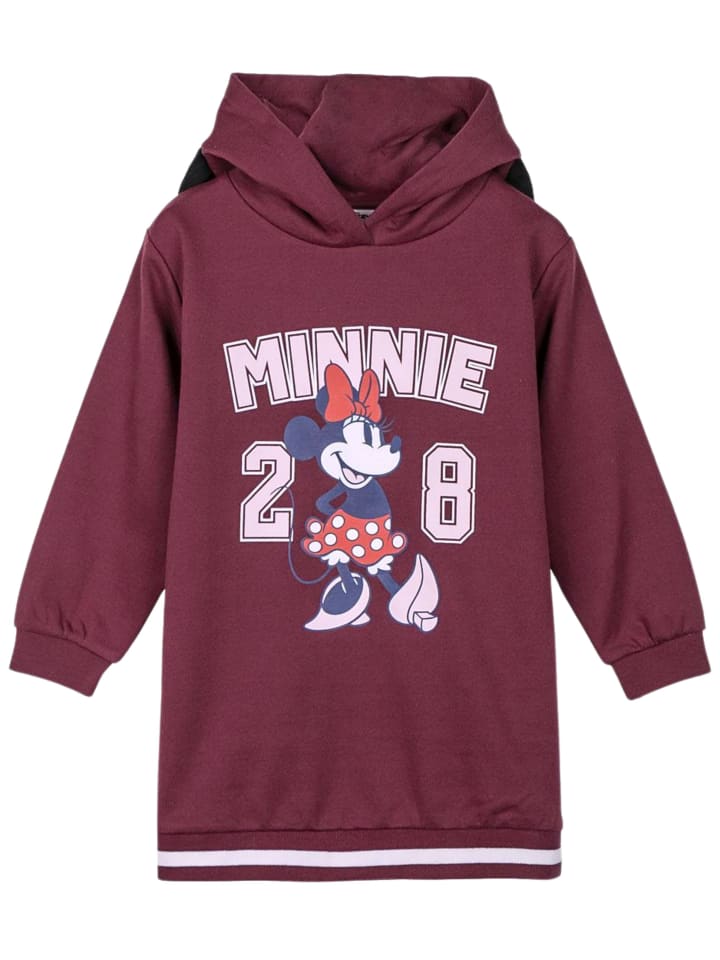 

Пуловер с капюшоном Disney Minnie Mouse Hoodie Disney Minnie Mouse, бордо