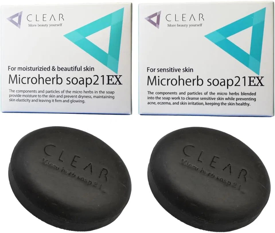 Набор мыла Micro Herb Soap 21EX для увлажнения и чувствительной кожи, 2 шт., 94 г