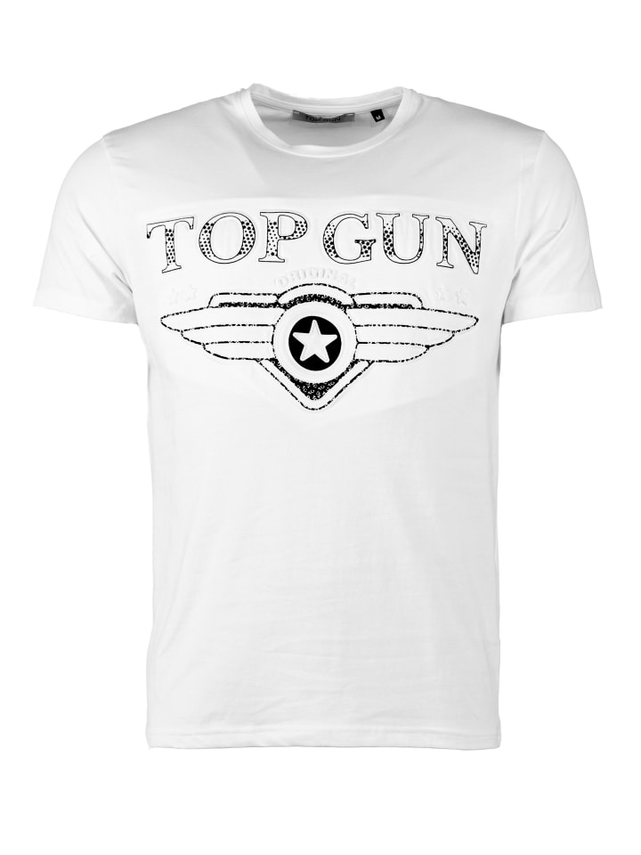 

TOP GUN Футболка Bling4U TG20193017 белого цвета, Белый, TOP GUN Футболка Bling4U TG20193017 белого цвета