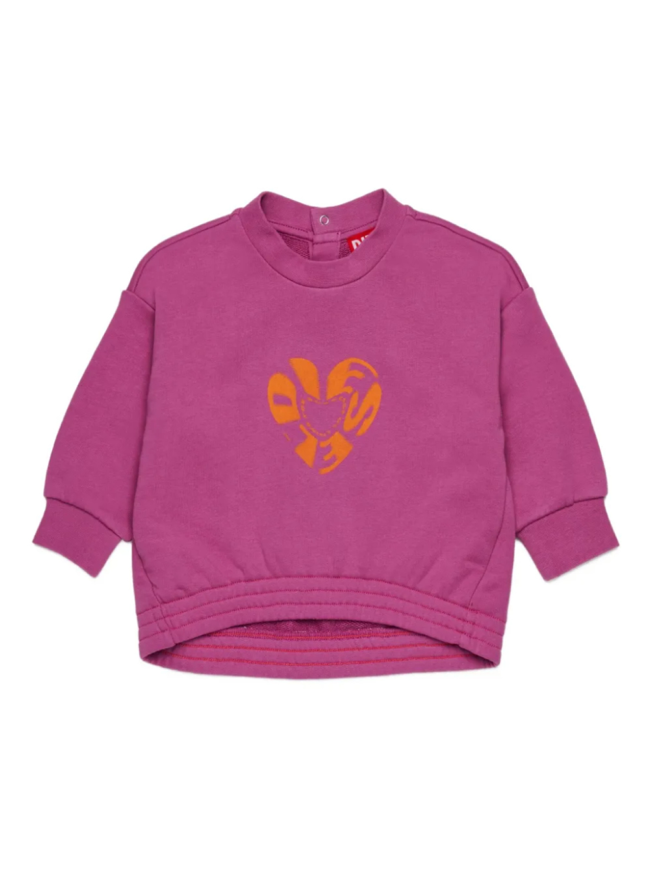 

Diesel Kids толстовка с принтом, розовый