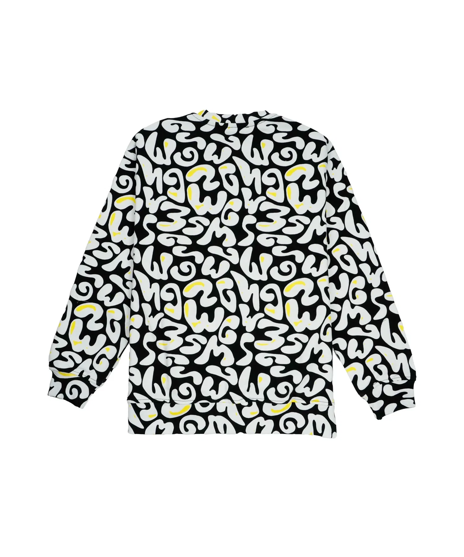Детская толстовка MSGM с логотипом «Граффити волна» — фото 2