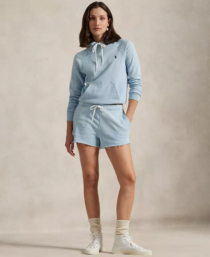

Женские легкие флисовые шорты на шнурке Polo Ralph Lauren, синий
