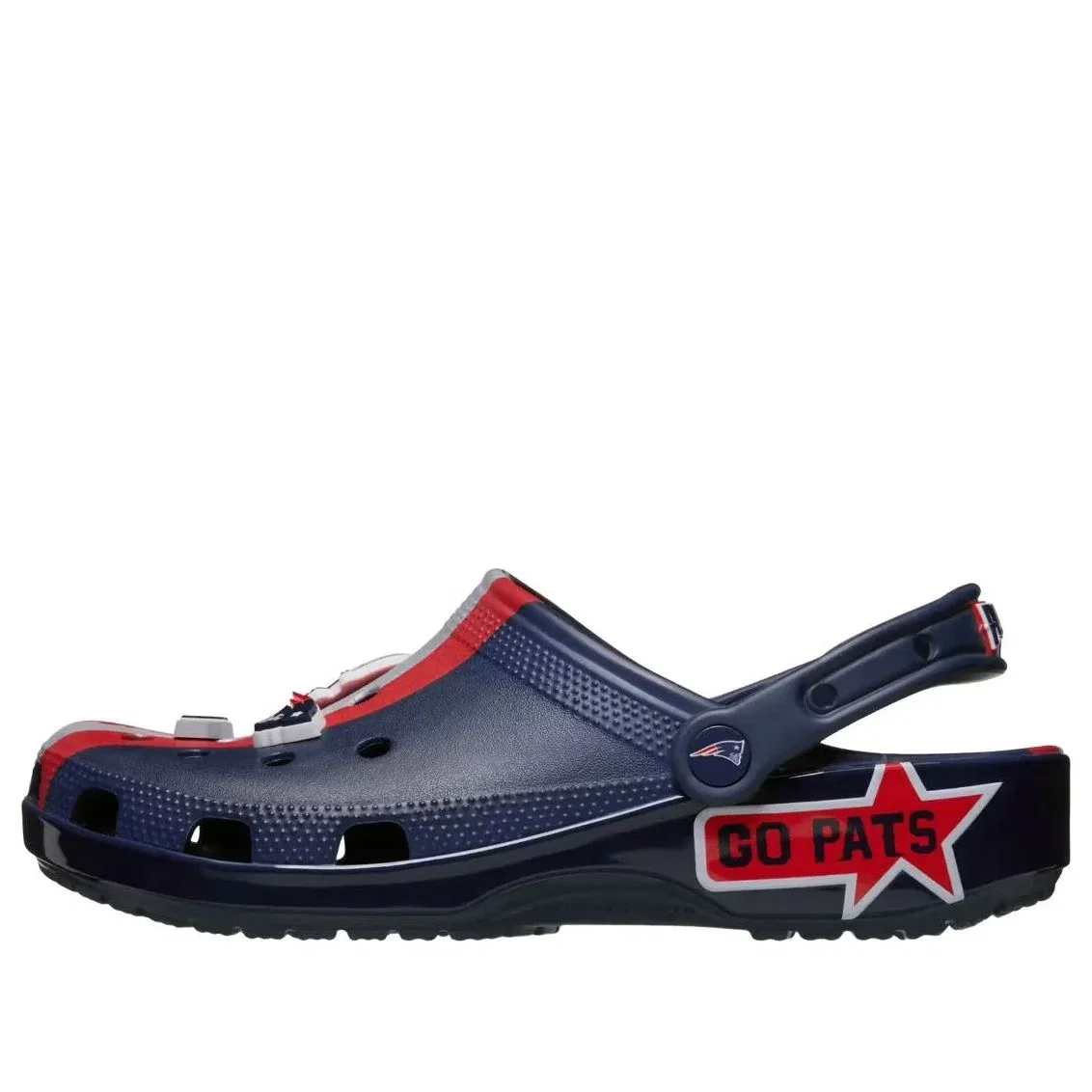 Сабо Crocs x NFL Classic Clog 'New England Patriots' 212993-90H, темно-синий