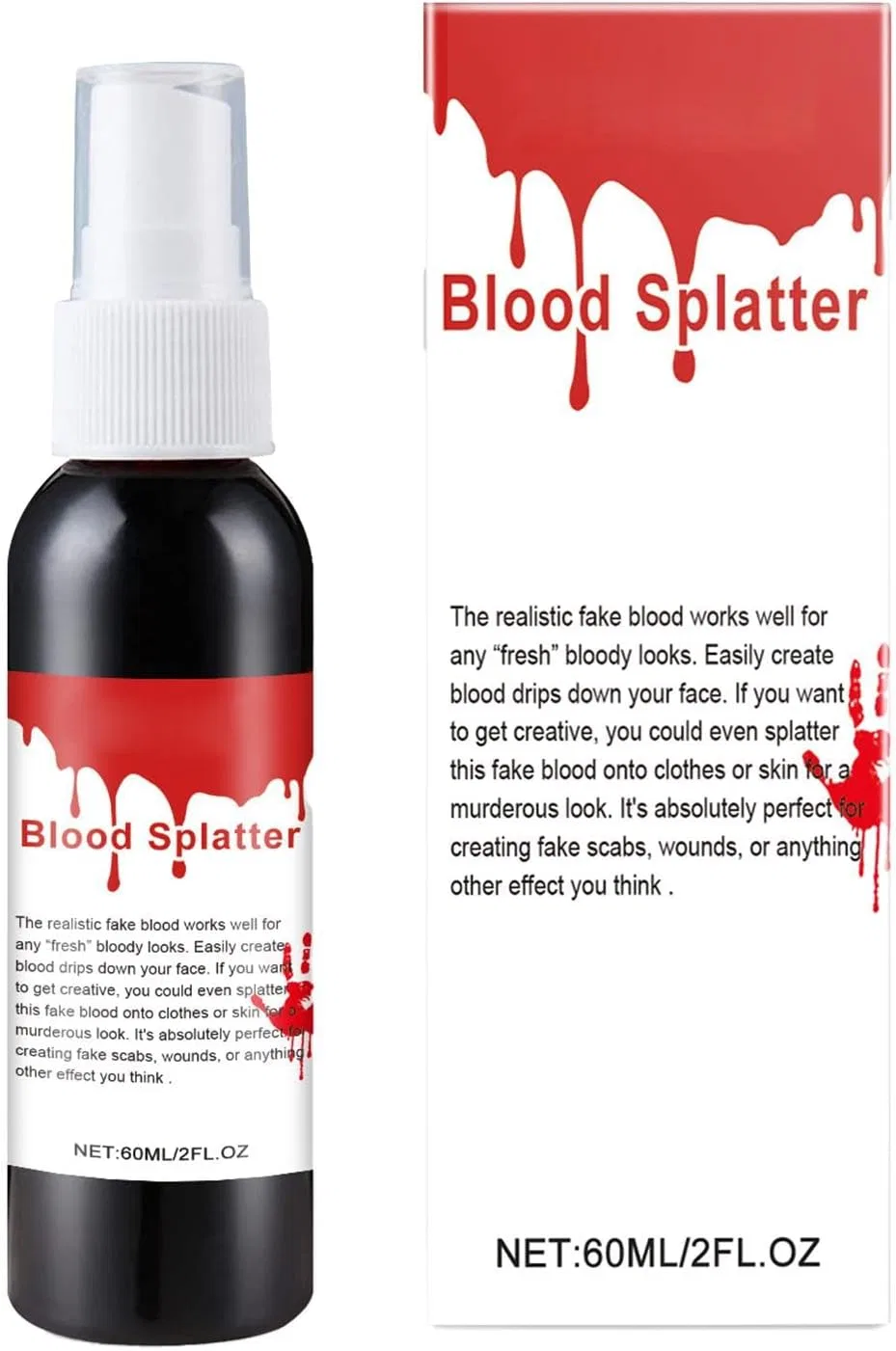 Спрей для создания эффекта крови Washable Fake Blood 60 мл