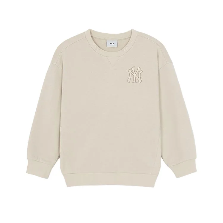 Свитшот с круглым вырезом MLB KIDS, Dark Cream