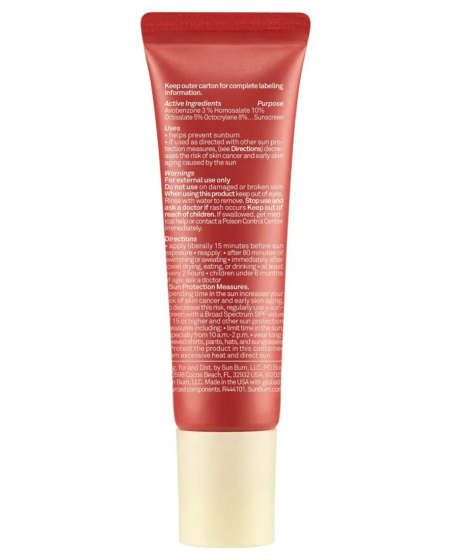 Оригинальный тонированный солнцезащитный бальзам для губ SPF 30, 14 г Sun Bum, bonfire — фото 3