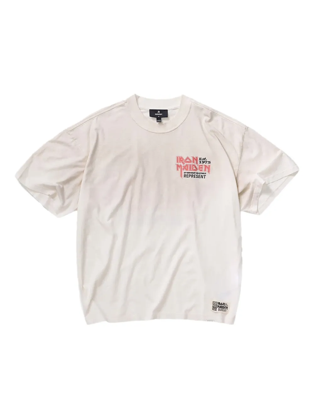

Футболка с короткими рукавами в честь юбилея Iron Maiden Represent, белый