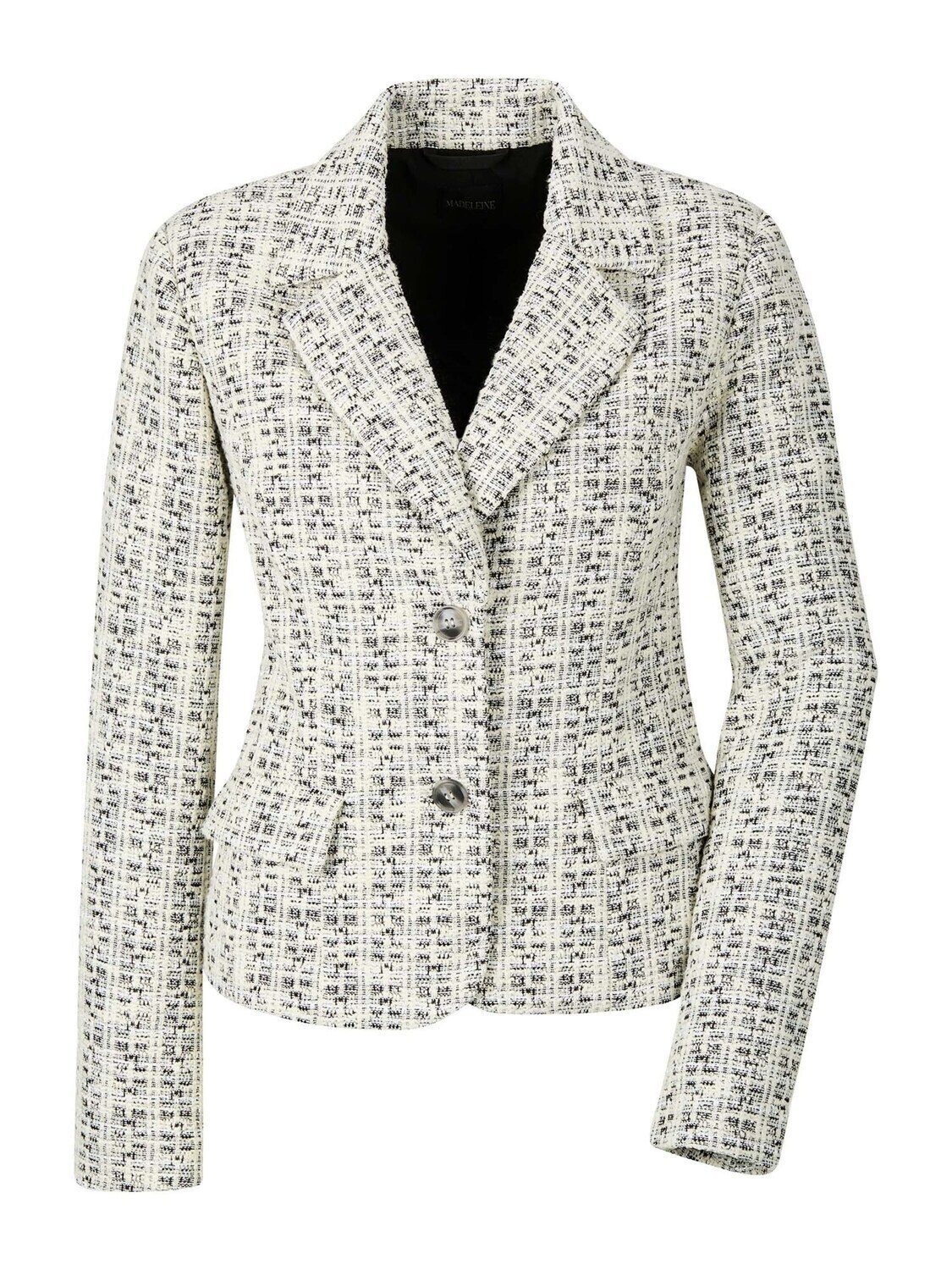 

MADELEINE Блейзер в черном и жемчужно-белом цветах