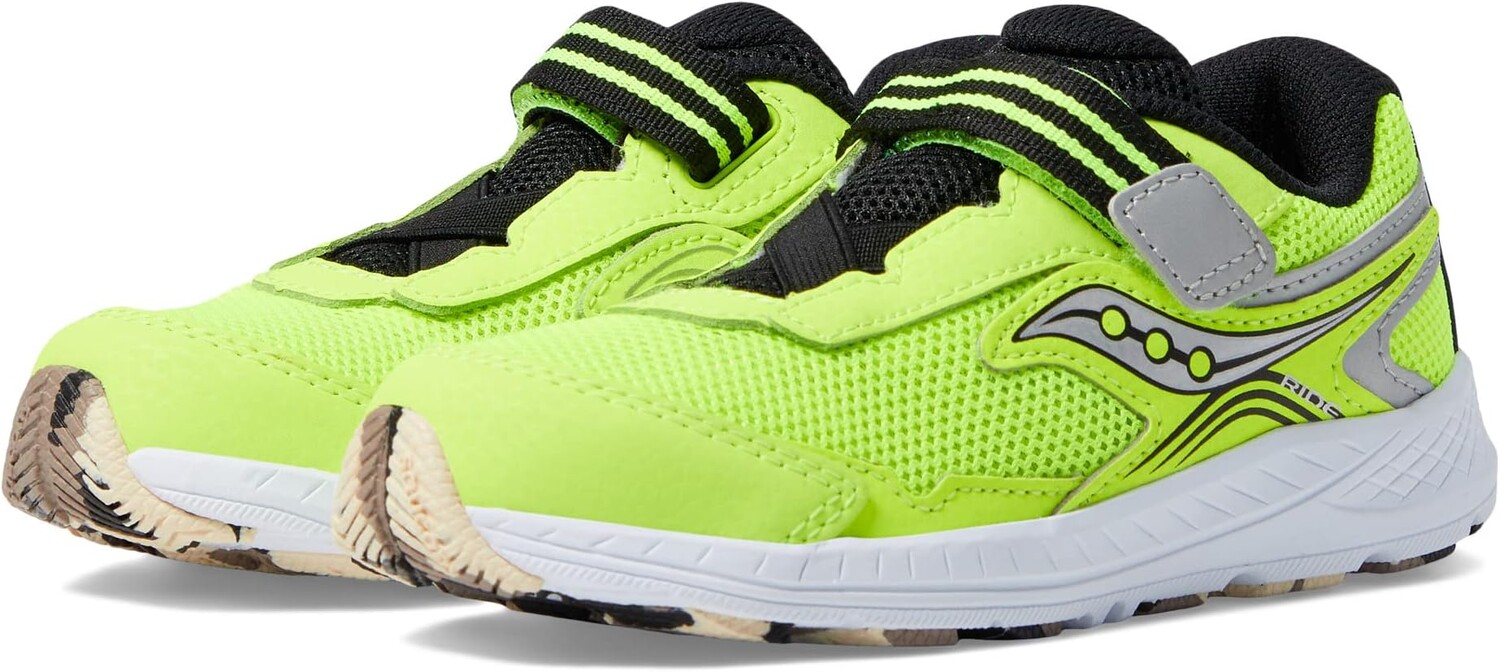 

Кроссовки Ride 10 Jr Saucony Kids, цвет Citron/Black