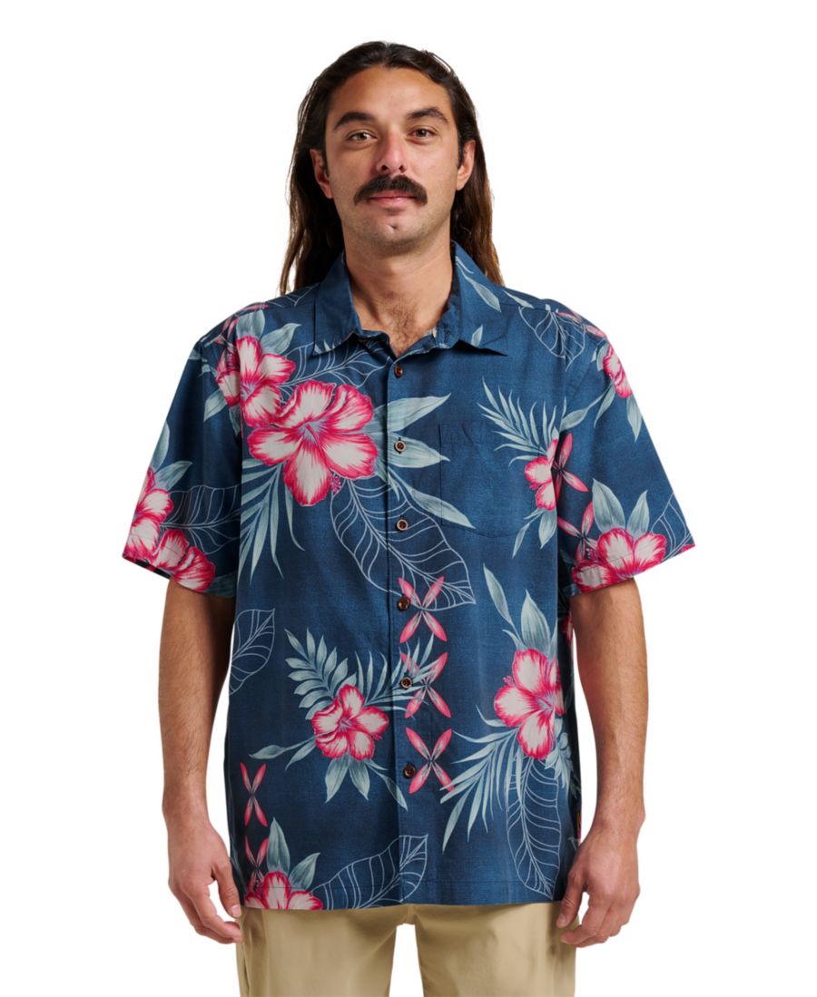 

Мужская рубашка Quiksilver Comfort Fit Quiksilver Waterman, Sargasso sea