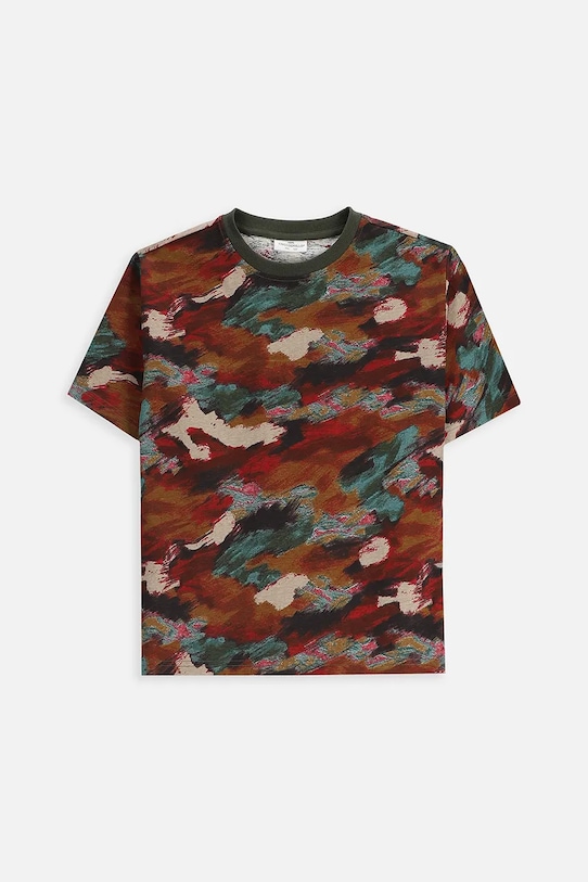 

Детская хлопковая футболка Coccodrillo, мультиколор