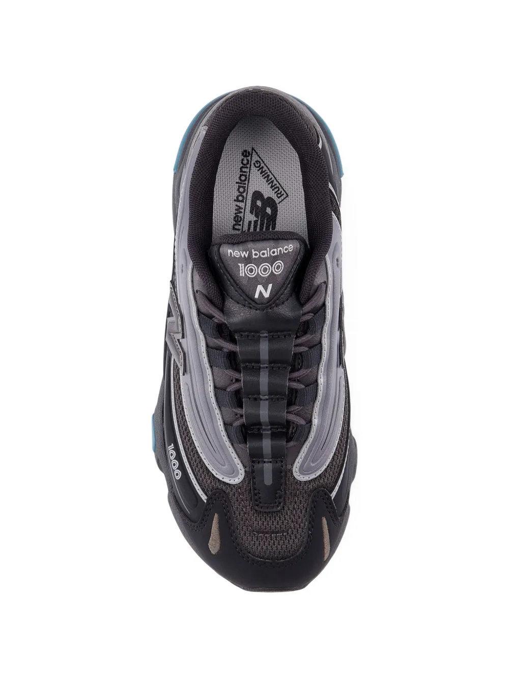 Кроссовки 1000 с сетчатыми вставками New Balance Kids, черный — фото 4