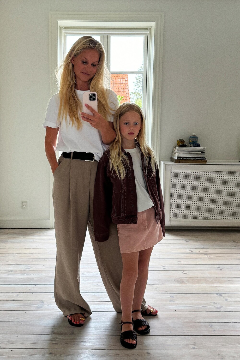 

Юбка с плетеной деталью ZARA, светло-розовый
