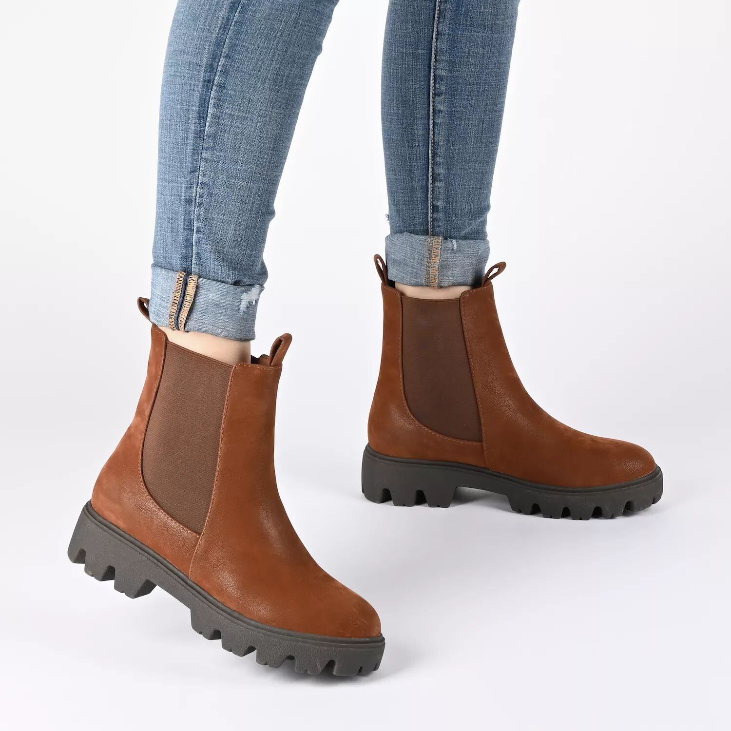 Коллекция Journee Женские ботильоны Ivette Tru Comfort Foam Journee Collection, бежевый