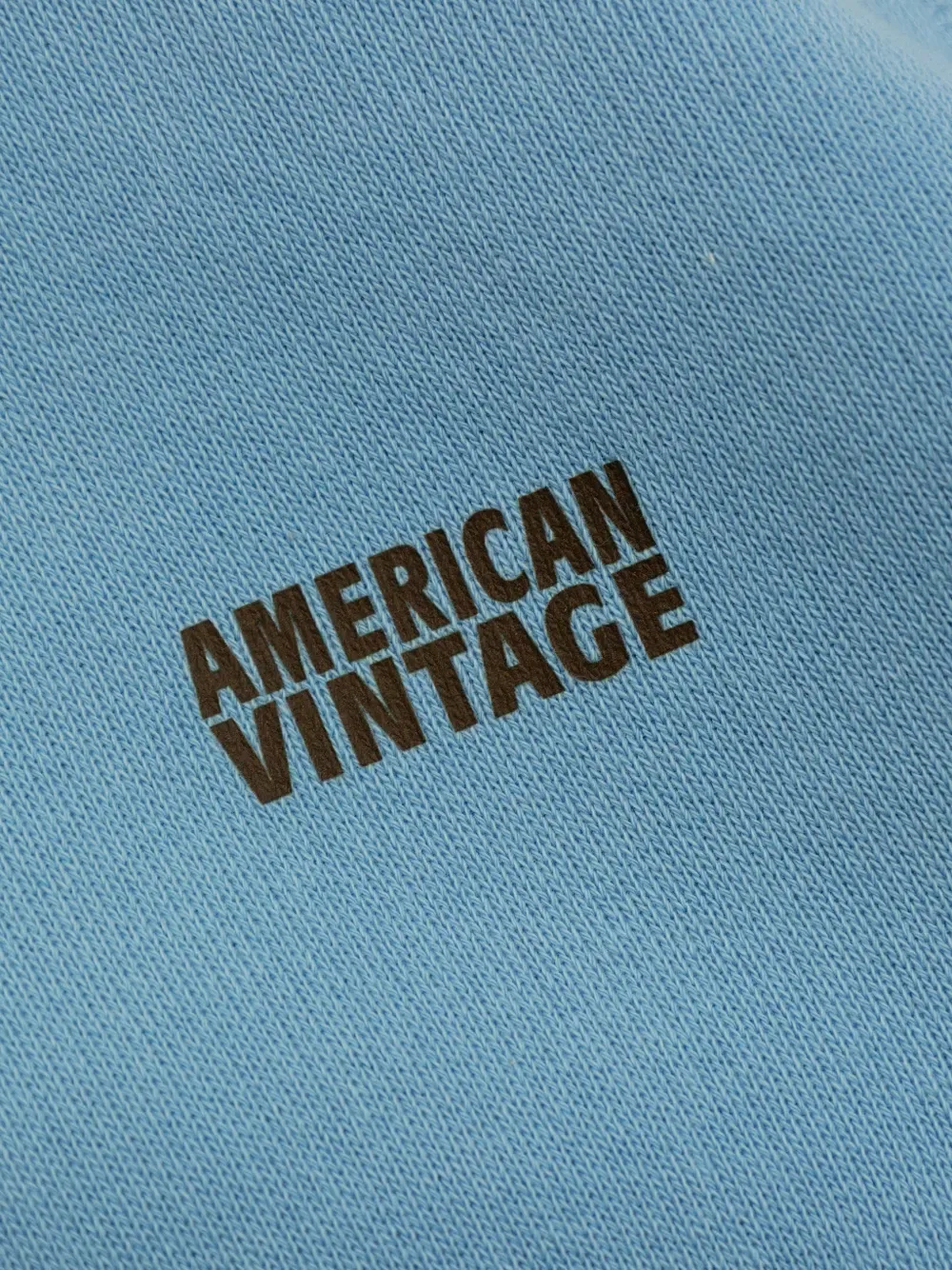 Толстовка с накладными карманами American Vintage Kids, синий — фото 3