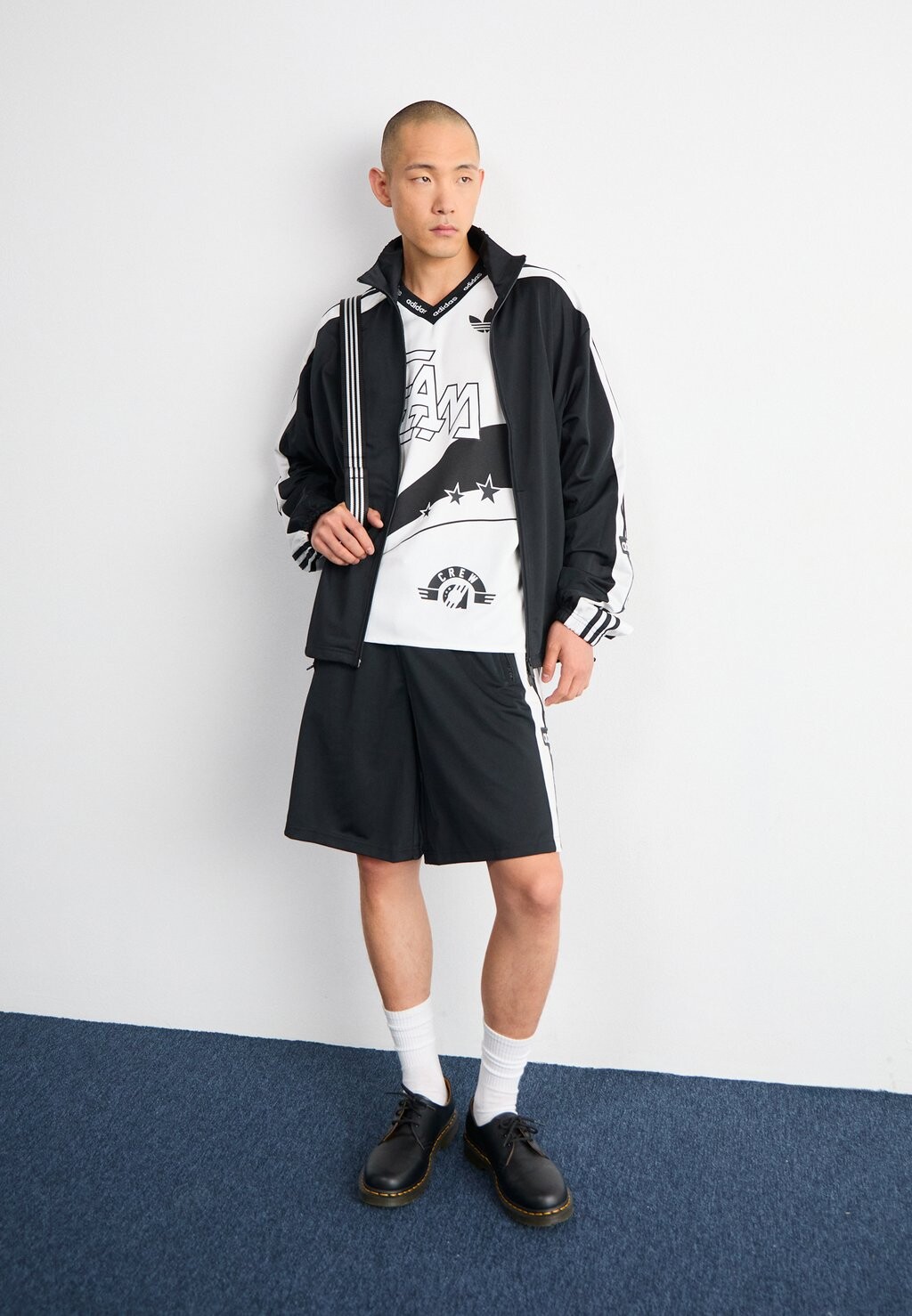 

Спортивные брюки MEGABREAK adidas Originals, черный