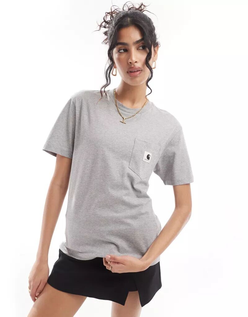 

Серая футболка с карманами Carhartt WIP
