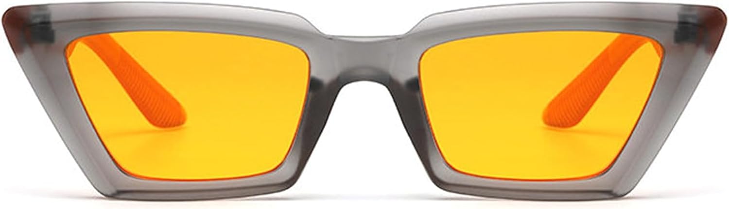 

Солнцезащитные очки «кошачий глаз» в маленькой оправе, женские, модные, черные, градиентные, с защитой от УФ-излучения UV400, мужские, трендовые, с заклепками, прямоугольные helena, C3