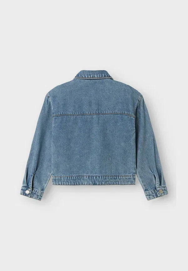 Куртка джинсовая Nkfmila noos denim jacket Name It, средне-синий деним — фото 4