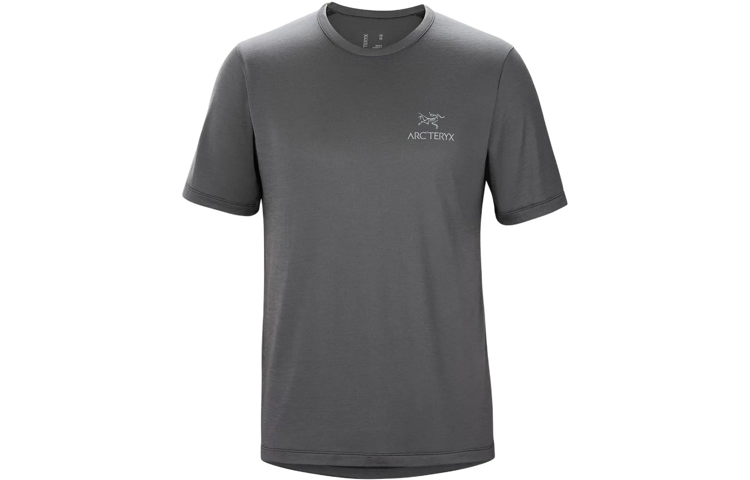 Футболка Emblem с круглым вырезом, умеренный прямой крой Arcteryx, sandstone коричневый/черный sapphire/canvas/черный sapphire — фото 4