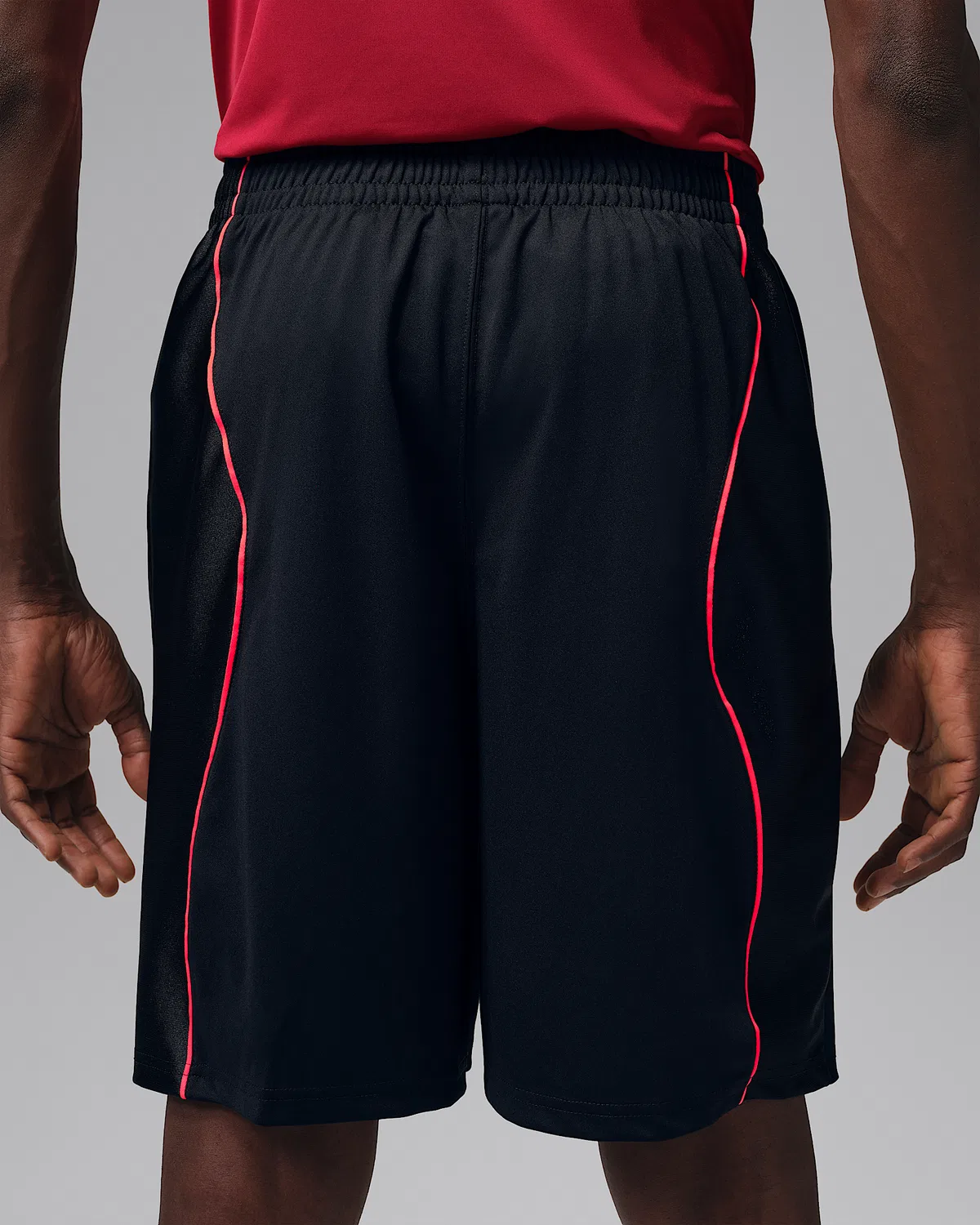 Мужские шорты Dri-FIT Y2K Jordan Sport, Black/Infrared 23/Black — фото 3