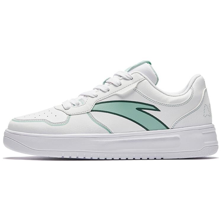 

Кроссовки ANTA Skateboarding Shoes Men Low-top Pure White / Rain Mist Green / Seaweed Green, белый