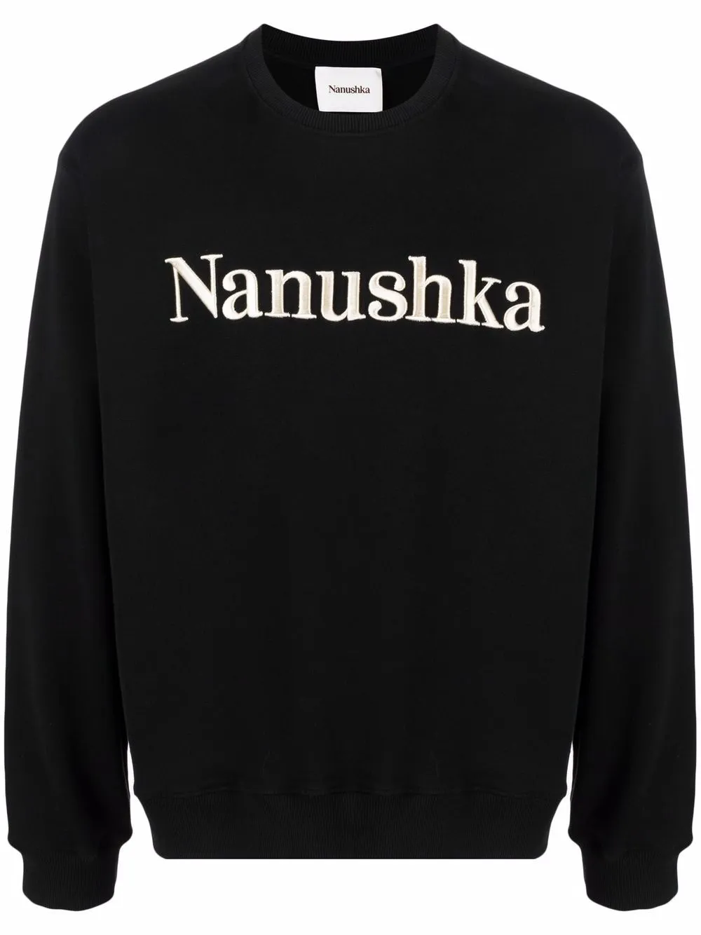 

Толстовка Remy с вышитым логотипом Nanushka, черный