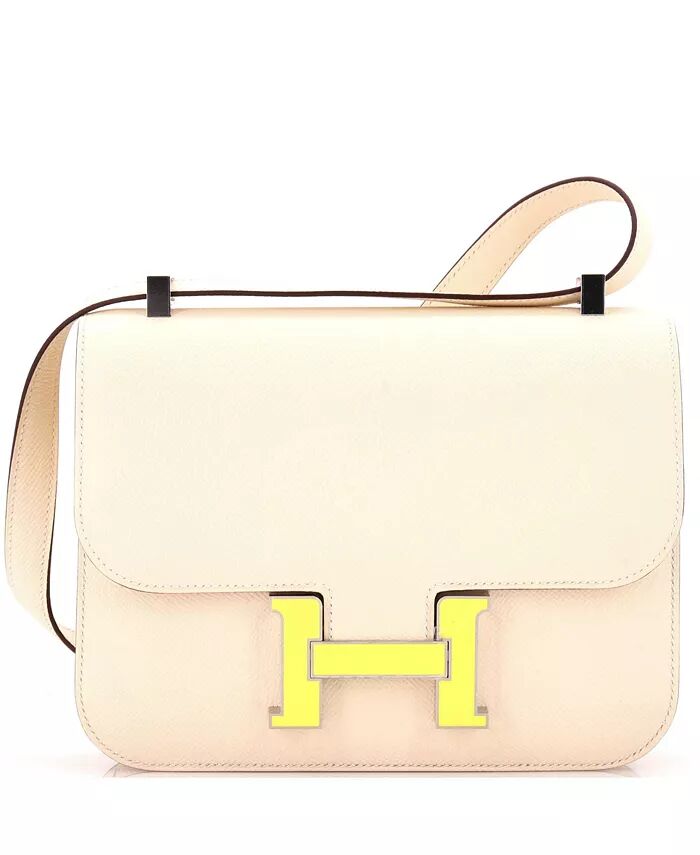 

24 Констанс Нью-Мексико Сумка Эпсом Pre-Owned HERMÉS, коричневый/бежевый