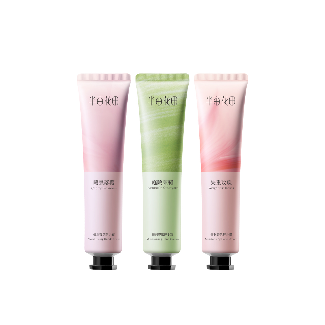 

LITTLE DREAM GARDEN Крем для рук Rose Jasmine Cherry Blossom увлажняющий, питающий, успокаивающий 30г+30г+30г