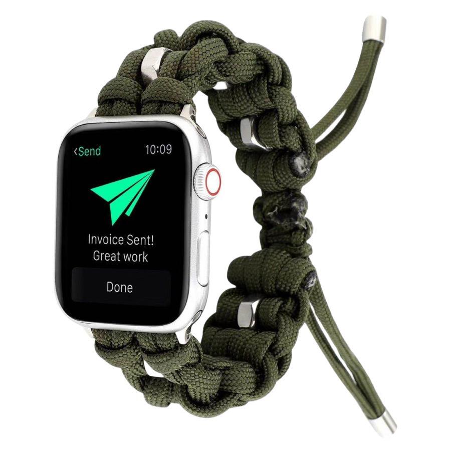

Zhongwo Часы Watch Band Apple Compatibility Fabric Material, Army Green