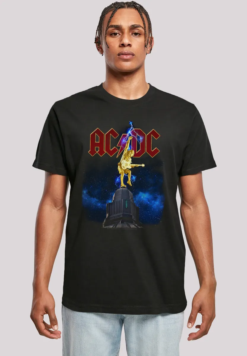 

Футболка F4NT4STIC "AC/DC Band Shirt Stiff Upper Lip Lightning", принт, черный