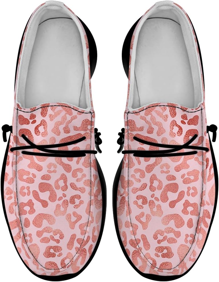 

Лоферы Quorax с леопардовым принтом для женщин и мужчин, слипоны, обувь для ходьбы, подарки для женщин и мужчин, черный