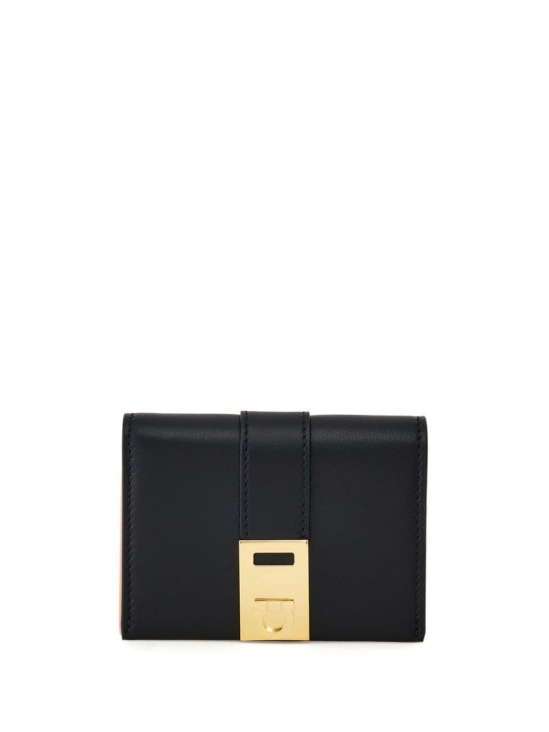 

Ferragamo кошелек Hug в двух тонах, черный