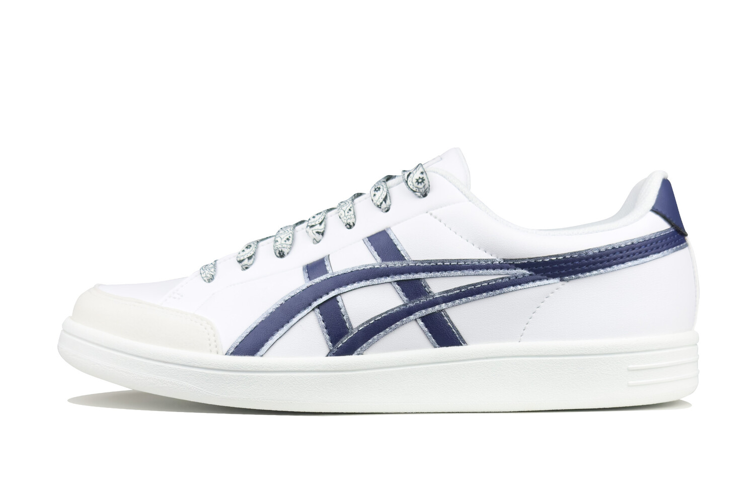 

Кроссовки Onitsuka Tiger Advanti Skateboarding Shoes Unisex Low-top White/blue/silver, белый/синий