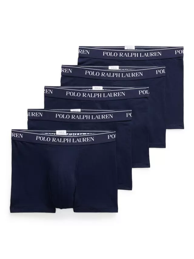 

Трусы Ralph Lauren Polo Ralph Lauren Cotton Stretch 5 шт, цвет cruise/navy