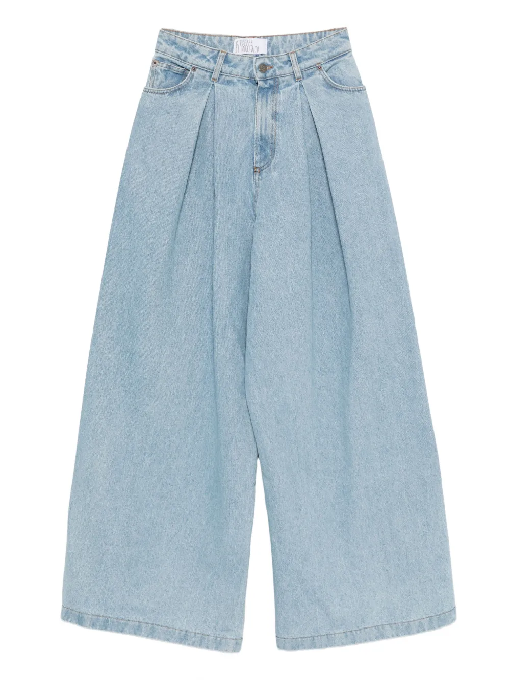 

Широкие джинсы со складками Giuseppe Di Morabito, синий