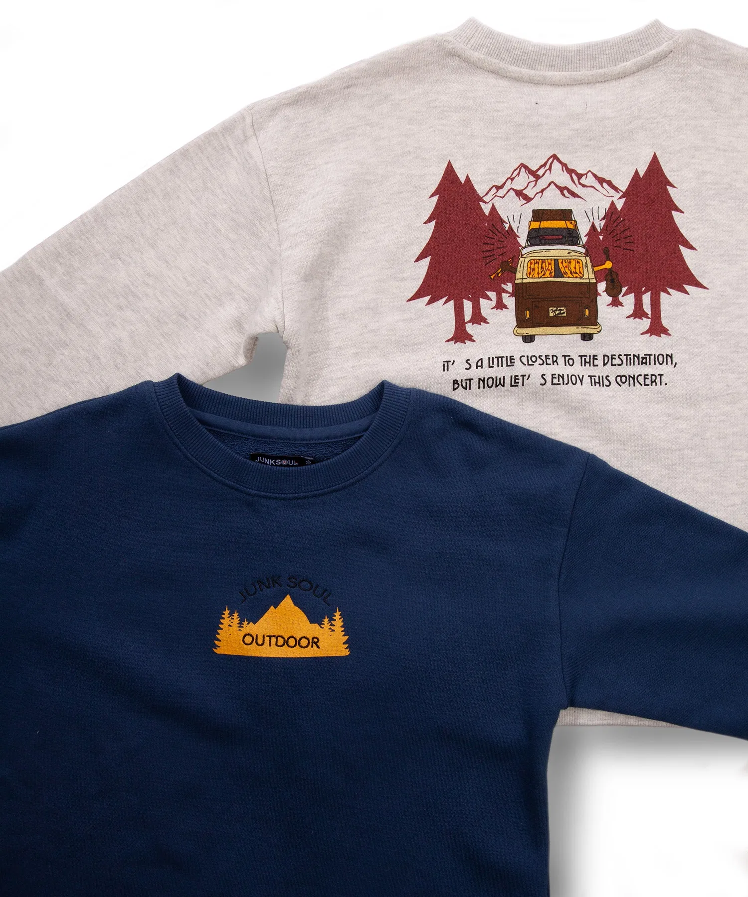 Толстовка JUNK SOUL/Fleece-lined LET'S GO Camp (M4) — фото 2