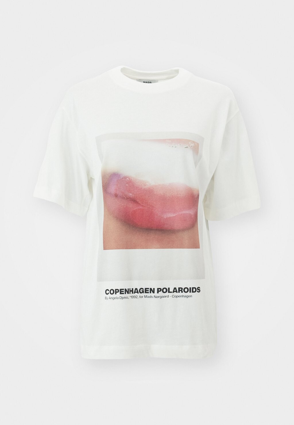 

Футболка с принтом SINGLE DASSEL TEE Mads Nørgaard, белый