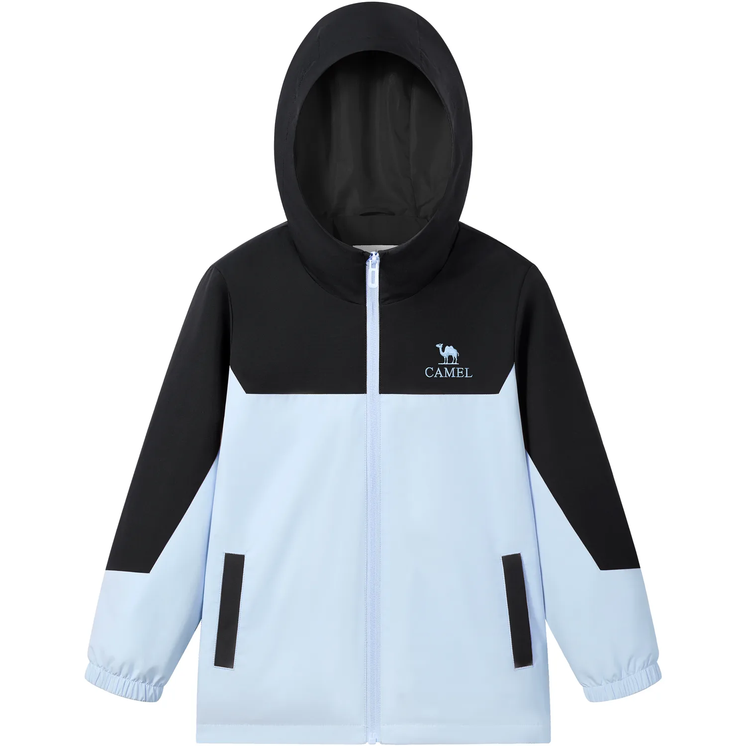 Детская куртка с капюшоном CAMEL, Distant Mountain Blue/Phantom Black