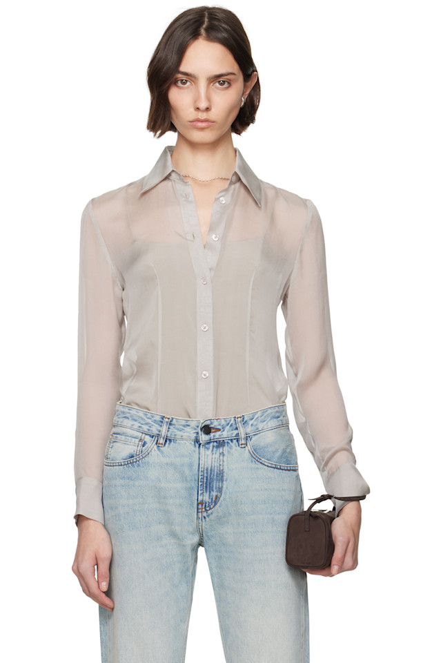 

Рубашка Lea slim Kallmeyer, цвет pearl silk chiffon
