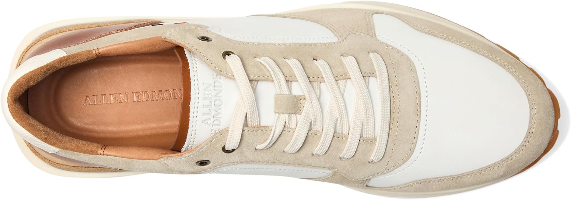 Кроссовки Allen Edmonds Lionel Lace-up Shoes, цвет White Leather — фото 2