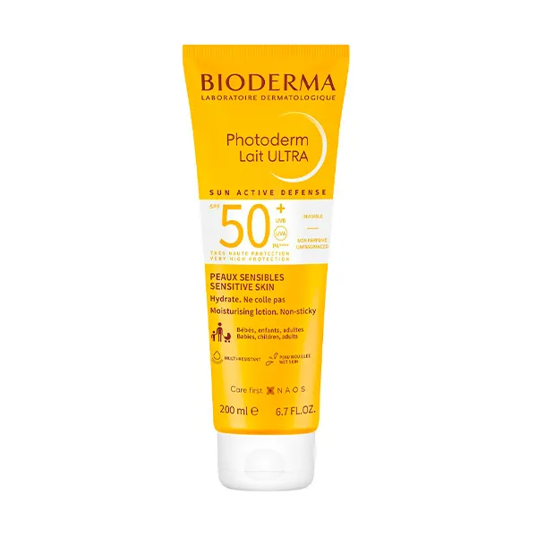 

Семейное защитное молочко SPF 50 Photoderm Lait Bioderma, 200 ml