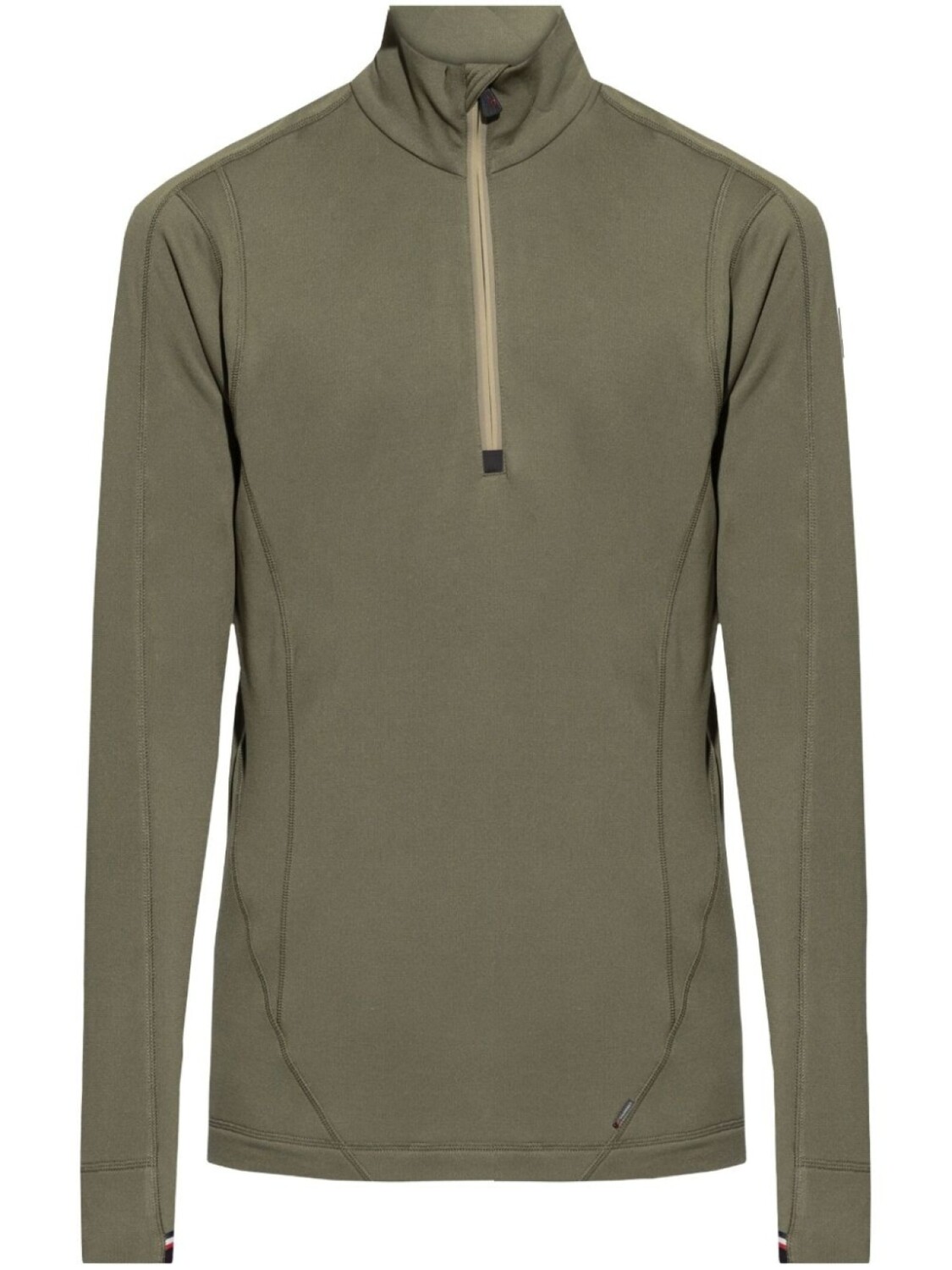 

Moncler Grenoble толстовка с застежкой-молнией и логотипом, зеленый