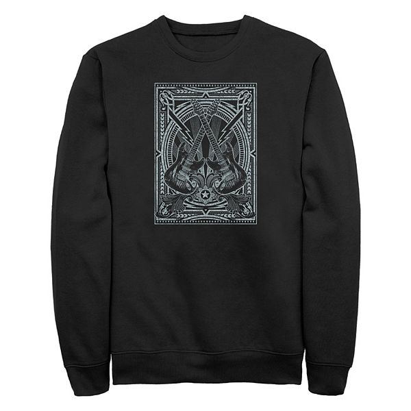 

Флисовая толстовка с принтом Big & tall electric guitars Licensed Character