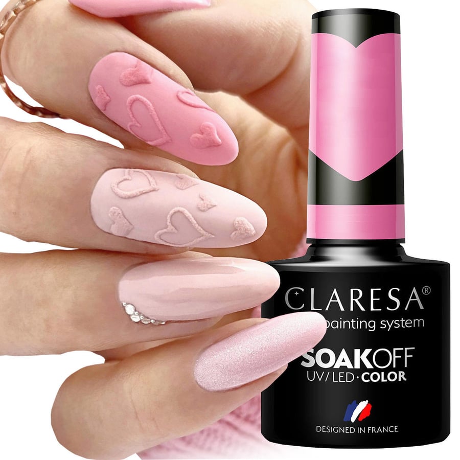 

Гибридный лак для ногтей Claresa Kiss Me Puderek