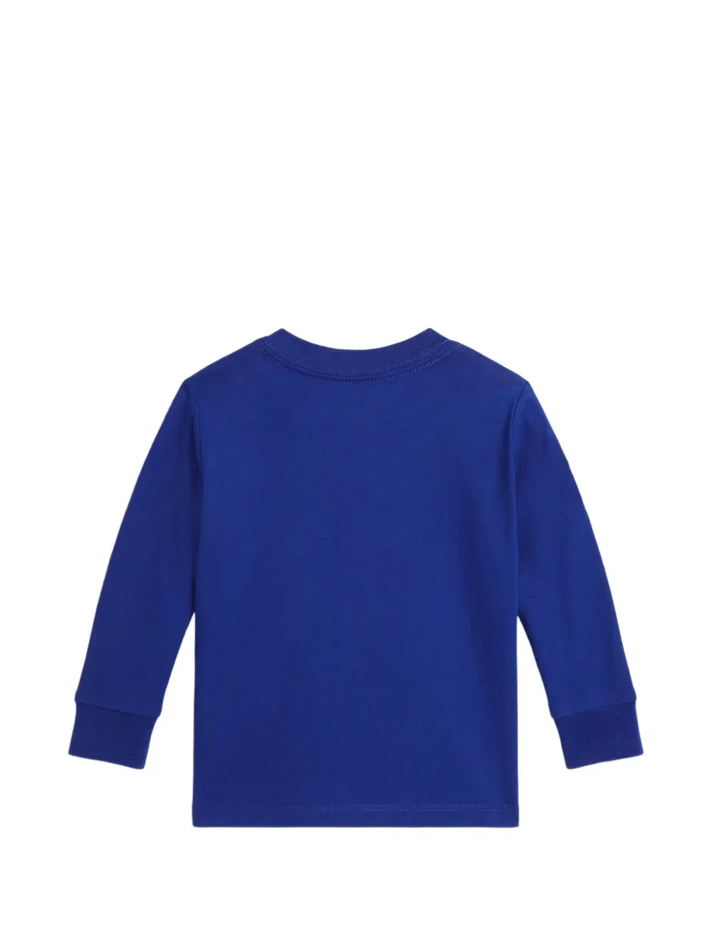Футболка с длинными рукавами и вышитым логотипом Polo Ralph Lauren Kids, синий — фото 2