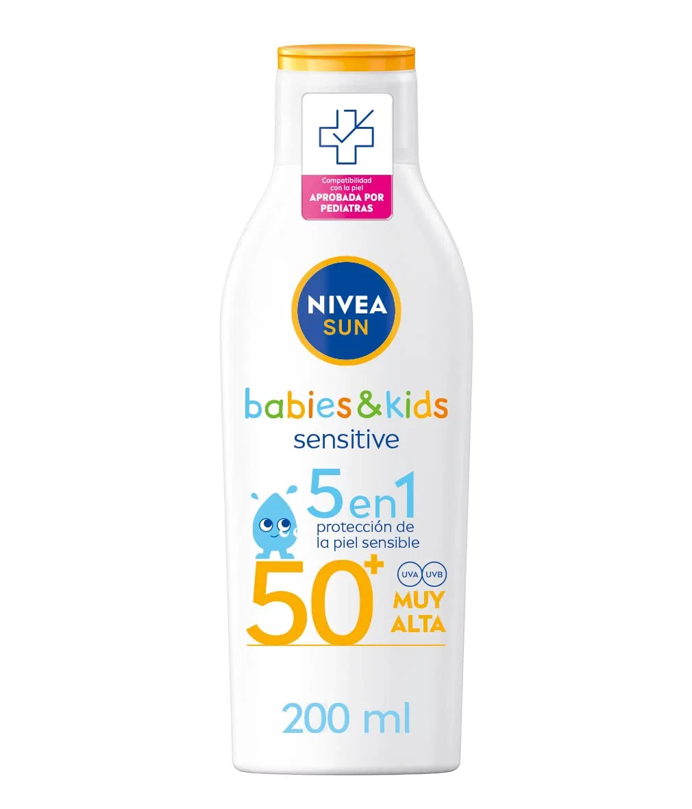 Детское солнцезащитное молочко «Kids Sensitive Protect & Play» SPF 50 от Nivea Nivea Sun