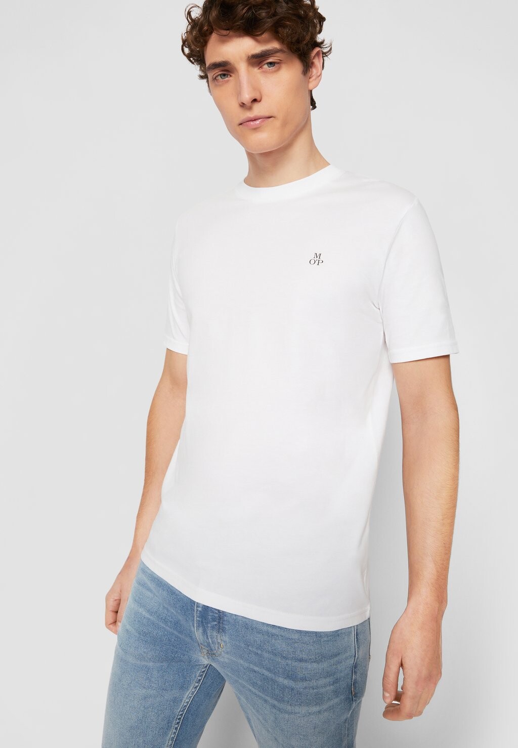 

Базовая футболка Short Sleeve Logo Marc O'Polo, белая