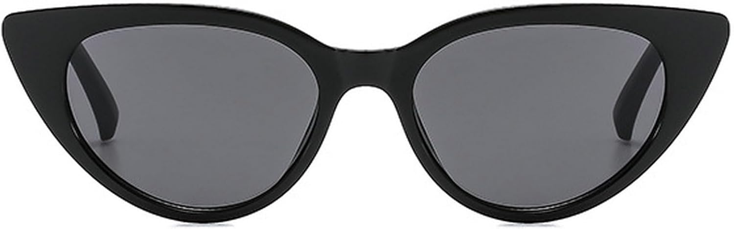 

Винтажные женские солнцезащитные очки «кошачий глаз», винтажные солнцезащитные очки в маленькой оправе для мужчин, модные солнцезащитные очки для активного отдыха, коричневые очки с защитой от УФ-излучения UV400 mincl, Black