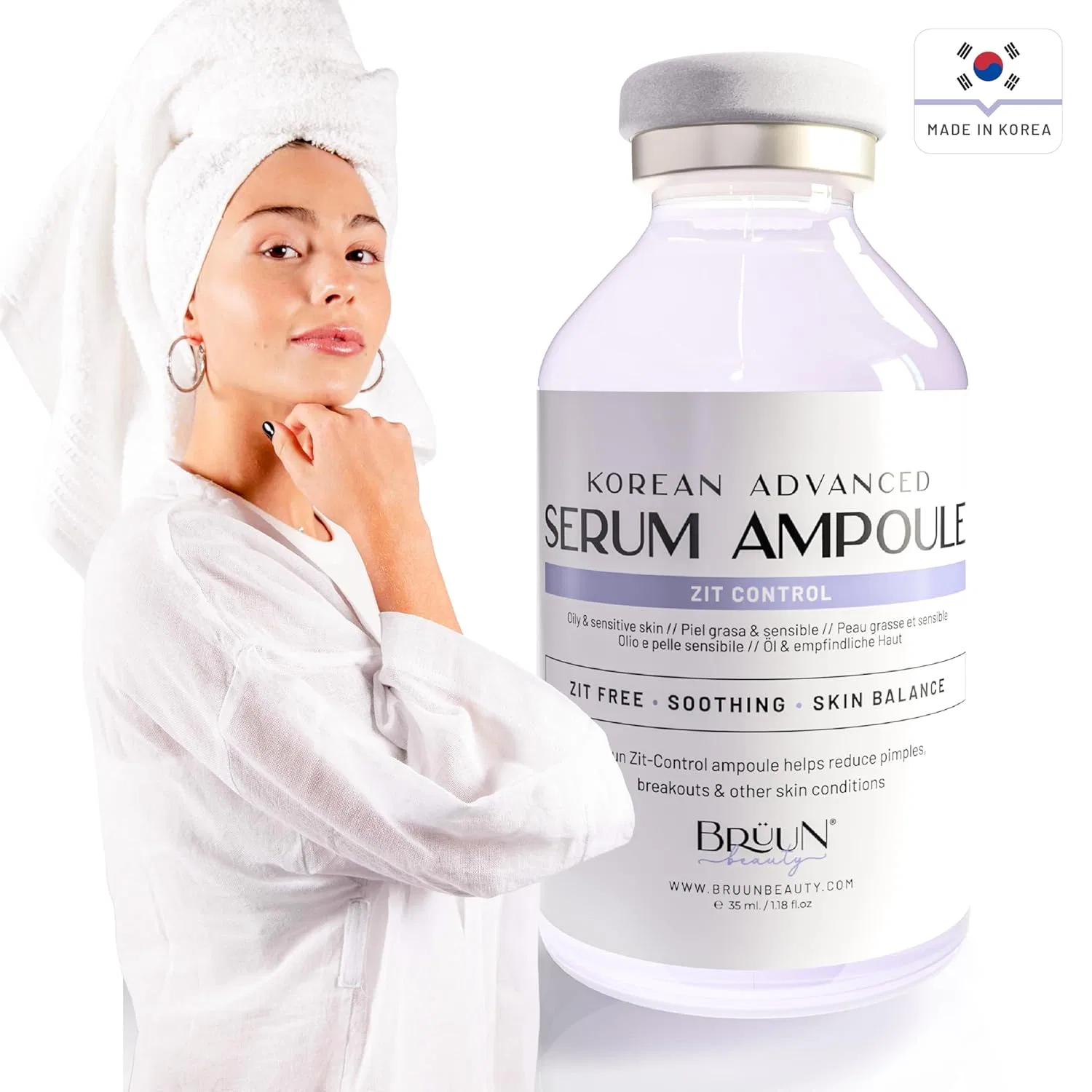 Бустер Brüun — «AC-Control Clear and Pure Vita Plus Ampoule» от, 35 мл — фото 2